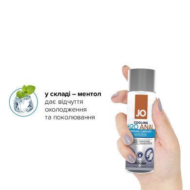 Анальна змазка JO ANAL H2O &mdash; COOLING (60 мл) охолоджувальна, на водній основі SO1458 фото Купити Анальна змазка JO ANAL H2O &mdash; COOLING (60 мл) охолоджувальна, на водній основі  JO (США) 480 грн