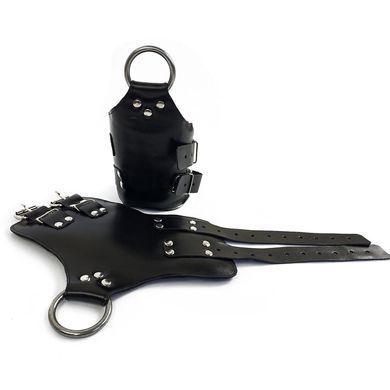 Манжеты для подвеса за руки Art of Sex &ndash; Kinky Hand Cuffs For Suspension, черные, натуральная кожа SO5183 фото Купить   Art of Sex  7 132 грн