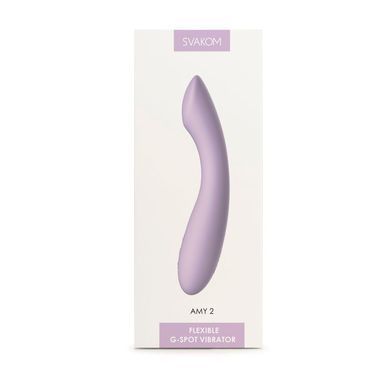 Вибратор для точки G с интеллектуальным режимом Svakom Amy 2 Pastel Lilac SO8770 фото Купить   Svakom (США) 3 048 грн