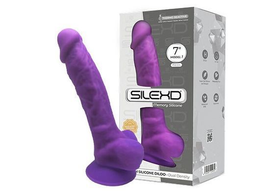Фалоімітатор SilexD Johnny Purple (MODEL 1 size 7in), двошаровий, силікон+Silexpan, діаметр 3,8 см SO8210 фото Купити Фалоімітатор SilexD Johnny Purple (MODEL 1 size 7in), двошаровий, силікон+Silexpan, діаметр 3,8 см  SILEXD (Іспанія) 1 413 грн