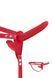 Подвійний страпон Fetish Tentation Strap-On with Double Dildo Red (м'яте паковання!!!) SO3750-R фото 1