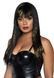 Чорна перука із золотими пасмами Leg Avenue Long bang wig with tinsel, 60 см