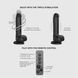 Фалоімітатор з вібрацією і ротацією Strap-On-Me Rotating & Vibrating Realistic Dildo - L - Vanilla SX3503 фото 2