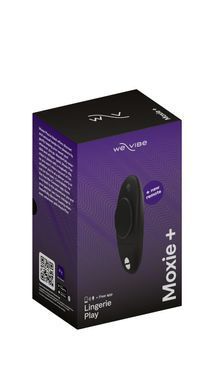 Смарт-вибратор в трусики We-Vibe Moxie+ Satin Black, обновленный пульт ДУ SO6973 фото Купить   We-Vibe  4 759 грн