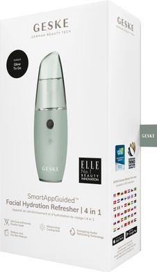 Зволожувач для шкіри обличчя GESKE Facial Hydration Refresher 4 in 1 green HB0162 фото Купити Зволожувач для шкіри обличчя GESKE Facial Hydration Refresher 4 in 1 green  GESKE 1 279 грн