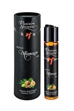Массажное масло Plaisirs Secrets Exotic Fruits (59мл) с афродизиаками съедобное, подарочная упаковка SO1839 фото Купить   Plaisirs Secrets (Франція) 489 грн