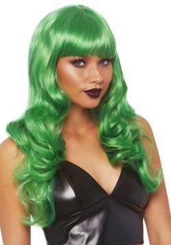 Хвиляста перука Leg Avenue Misfit Long Wavy Wig Green, довга, реалістичний вигляд, 61 см SO8009 фото Купити Хвиляста перука Leg Avenue Misfit Long Wavy Wig Green, довга, реалістичний вигляд, 61 см  Leg Avenue (США) 1 893 грн