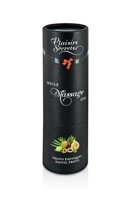 Массажное масло Plaisirs Secrets Exotic Fruits (59мл) с афродизиаками съедобное, подарочная упаковка SO1839 фото Купить   Plaisirs Secrets (Франція) 489 грн