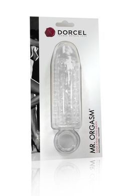 Насадка на член Dorcel Mr. Orgasm з кільцем для мошонки, ультрастимулювальний рельєф MD0609 фото Купити Насадка на член Dorcel Mr. Orgasm з кільцем для мошонки, ультрастимулювальний рельєф  Dorcel (Франція) 831 грн