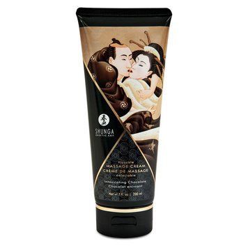 Съедобный массажный крем Shunga Kissable Massage Cream - Intoxicating Chocolate (200 мл) SO2507 фото Купить   Shunga (Канада) 969 грн
