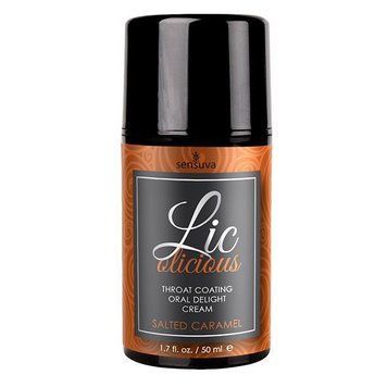 Гель для минета Sensuva Lic-o-licious Salted Caramel (50 мл), маслянистый, без сахара SO3201 фото Купить   Sensuva (США) 757 грн