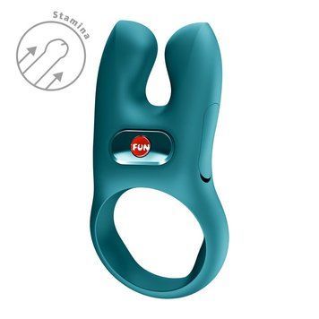 Ерекційне віброкільце з подвійною стимуляцією клітора Fun Factory NŌS CLASSIC Bottle Green, 2 мотори SX3727 фото Купити Ерекційне віброкільце з подвійною стимуляцією клітора Fun Factory NŌS CLASSIC Bottle Green, 2 мотори  Fun Factory (Німеччина) 1 059 грн