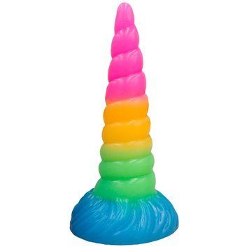 Фентезійна насадка Doc Johnson Celestial Unicorn Horn &mdash; загальний вигляд