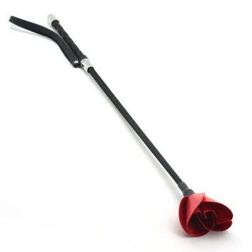 Стек Liebe Seele Flower Rhythm - Black and Red Leather Flowers Riding Crop Liebe Seele  &mdash; фото