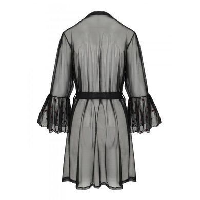 Воздушный пеньюар Passion LOVELIA PEIGNOIR XXL/XXXL, black SO4773 фото Купить   Passion (Польща) 3 787 грн