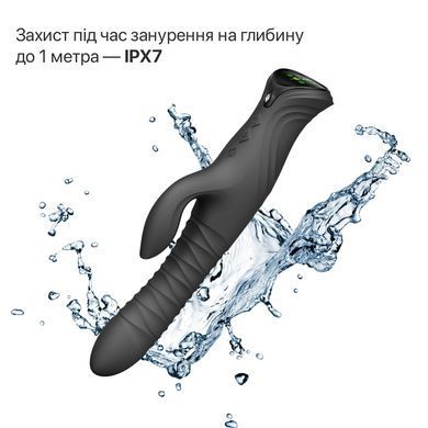 Смарт пульсатор-кролик з вібрацією Zalo Mose 2 Obsidian Black, підігрів до 42 &deg;C, кристал Swarovski SX2688 фото Купити Смарт пульсатор-кролик з вібрацією Zalo Mose 2 Turquoise Green, підігрів до 42 &deg;C, кристал Swarovski  Zalo  5 303 грн
