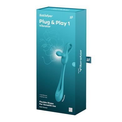 Мультивибратор Satisfyer Plug & Play 1, для нее и для него, 2 мотора SX0542 фото Купить   Satisfyer (Німеччина) 3 178 грн