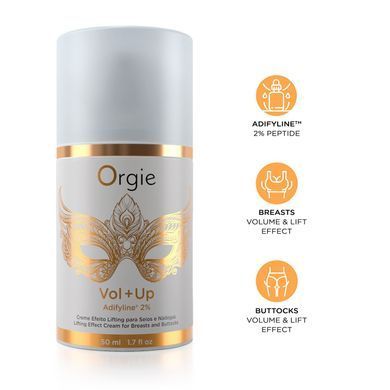 Крем с эффектом лифтинга для груди и ягодиц Orgie &ndash; Vol + Up (50 мл), пептид Adifyline&trade; SX1562 фото Купить   Orgie (Бразилія-Португалія) 1 006 грн