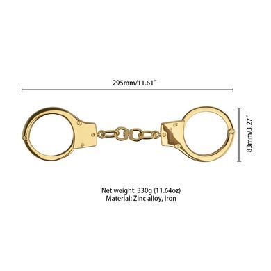 Наручники LOCKINK Pretty-sub Handcuffs, золотисті, металеві, можна відкрити без ключа SX0896 фото Купити Наручники LOCKINK Pretty-sub Handcuffs, золотисті, металеві, можна відкрити без ключа  LOCKINK (Китай) 2 217 грн
