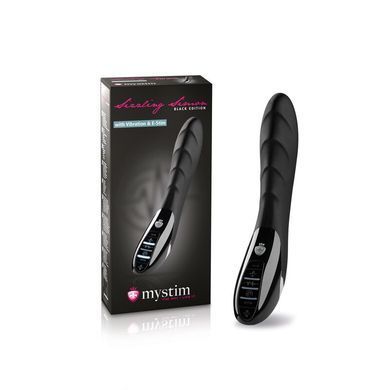 Вибратор с электростимуляцией Mystim Sizzling Simon eStim Black, миостимулятор SO3473 фото Купить   Mystim (Німеччина) 6 375 грн