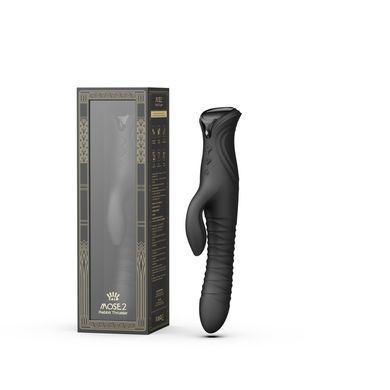 Смарт пульсатор-кролик з вібрацією Zalo Mose 2 Obsidian Black, підігрів до 42 &deg;C, кристал Swarovski SX2688 фото Купити Смарт пульсатор-кролик з вібрацією Zalo Mose 2 Turquoise Green, підігрів до 42 &deg;C, кристал Swarovski  Zalo (США) 5 497 грн