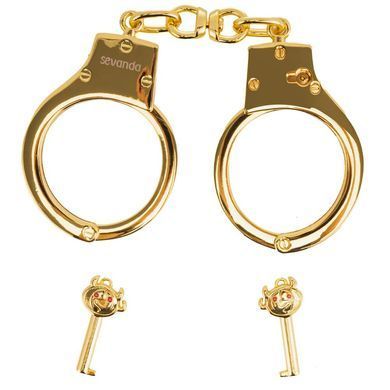 Наручники LOCKINK Pretty-sub Handcuffs, золотисті, металеві, можна відкрити без ключа SX0896 фото Купити Наручники LOCKINK Pretty-sub Handcuffs, золотисті, металеві, можна відкрити без ключа  LOCKINK (Китай) 2 217 грн