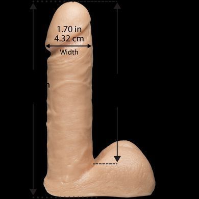 Фалоімітатор Doc Johnson Vac-U-Lock - 6 Inch ULTRASKYN Cock White, діаметр 4,3 см SO1560 фото Купити Фалоімітатор Doc Johnson Vac-U-Lock - 6 Inch ULTRASKYN Cock White, діаметр 4,3 см  Doc Johnson (США) 3 233 грн