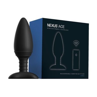 Анальная вибропробка Nexus ACE Large, с пультом ДУ, макс. диаметр 5см ACE002 фото Купить   Nexus (Великобританія) 3 787 грн