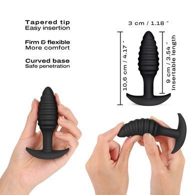 Анальная пробка Dorcel SPIRAL PLUG, диаметр 3 см, силикон SO8289 фото Купить   Dorcel (Франція) 831 грн