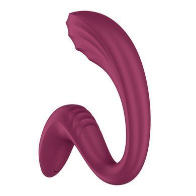Вагинально-клиторальный вибратор Satisfyer G for Goddess 3 Dark Grey, 2 мотора Satisfyer  &mdash; фото