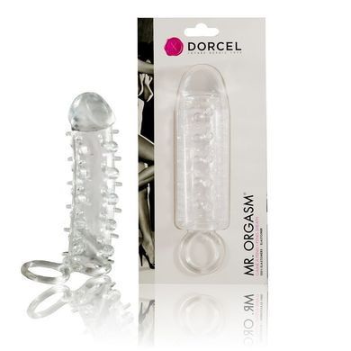 Насадка на член Dorcel Mr. Orgasm з кільцем для мошонки, ультрастимулювальний рельєф MD0609 фото Купити Насадка на член Dorcel Mr. Orgasm з кільцем для мошонки, ультрастимулювальний рельєф  Dorcel (Франція) 831 грн