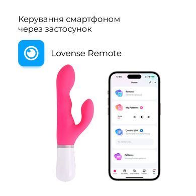 Смарт вібратор-кролик Lovense Nora з обертовим стовбуром Lovense  &mdash; фото