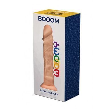 Фалоімітатор Wooomy Booom, з присоскою, сумісний з трусиками для страпона, 19,3х4,3 см SO7495 фото Купити Фалоімітатор Wooomy Booom, з присоскою, сумісний з трусиками для страпона, 19,3х4,3 см  Wooomy (Іспанія) 711 грн