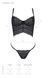 Комплект Passion KERRIA SET black, L/XL, сітка+мереживо, бюстьє та стрінги SX0491 фото 5