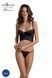 Комплект Passion KERRIA SET black, L/XL, сітка+мереживо, бюстьє та стрінги SX0491 фото 1