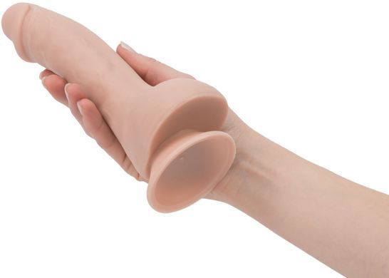 Изогнутый фаллоимитатор на присоске ADDICTION &mdash; BRAD 7,5&Prime; Dildo With Balls, Beige SO5584 фото Купить   ADDICTION  1 367 грн