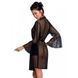 Воздушный пеньюар Passion LOVELIA PEIGNOIR XXL/XXXL, black SO4773 фото 2