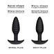 Анальная пробка Dorcel SPIRAL PLUG, диаметр 3 см, силикон SO8289 фото 4