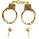 Наручники LOCKINK Pretty-sub Handcuffs, золотисті, металеві, можна відкрити без ключа SX0896 фото 7