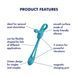 Мультивибратор Satisfyer Plug & Play 1, для нее и для него, 2 мотора SX0542 фото 7