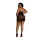 Платье-бодистокинг Moonlight Plus Model 10 XL-XXXL Black SO8201 фото 2